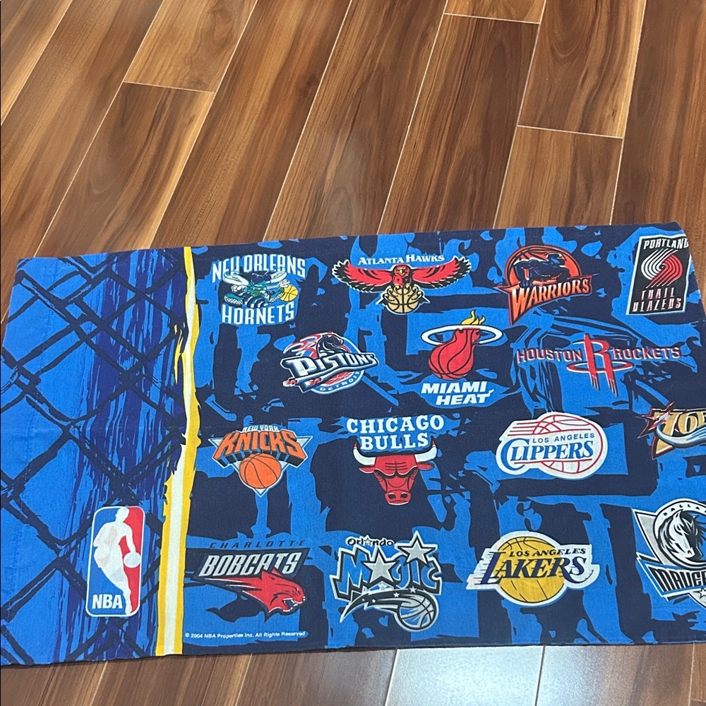 Vintage NBA basketball pillowcase